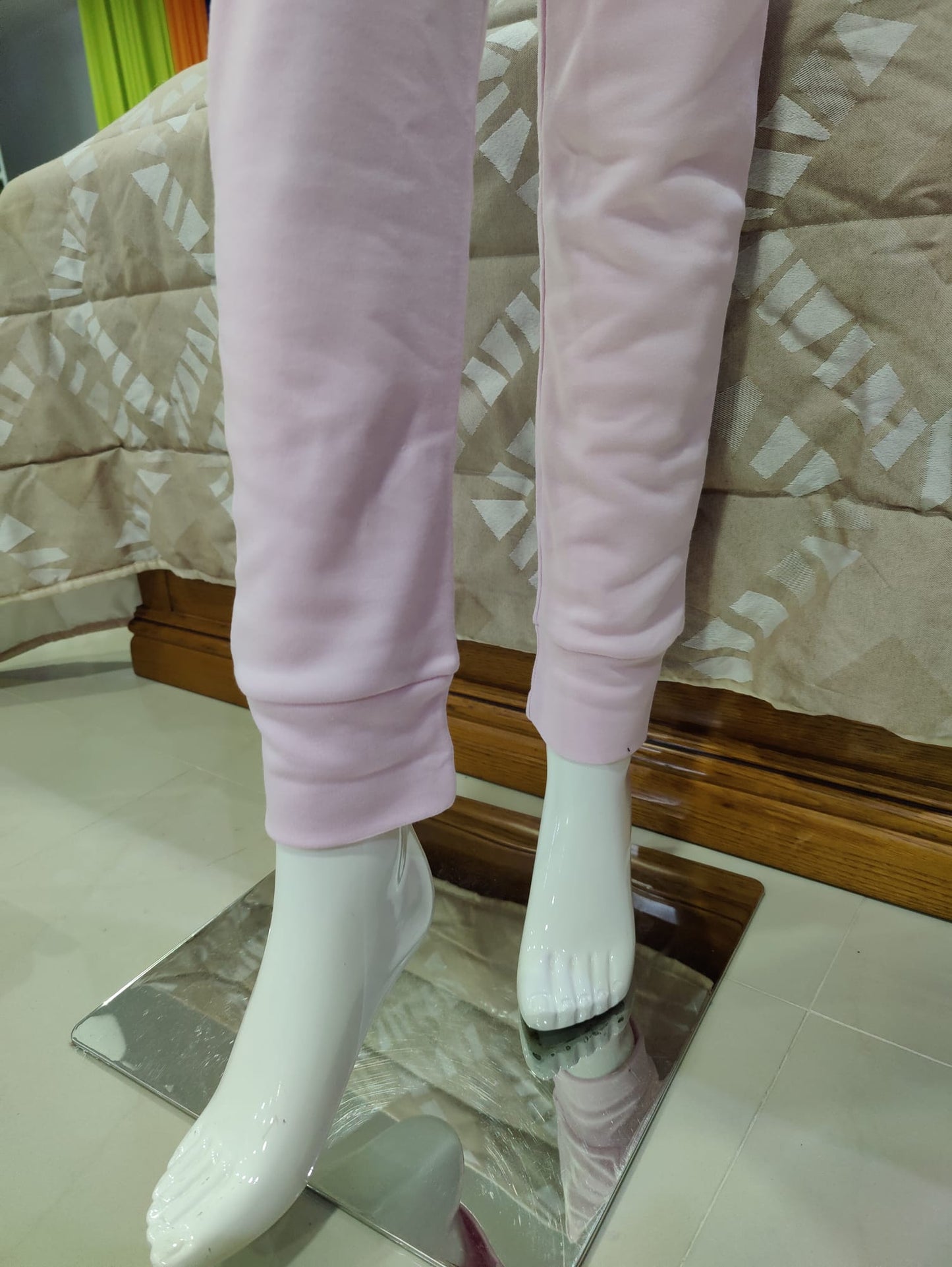 Pijama 100%Algodão Cardado Senhora Rosa