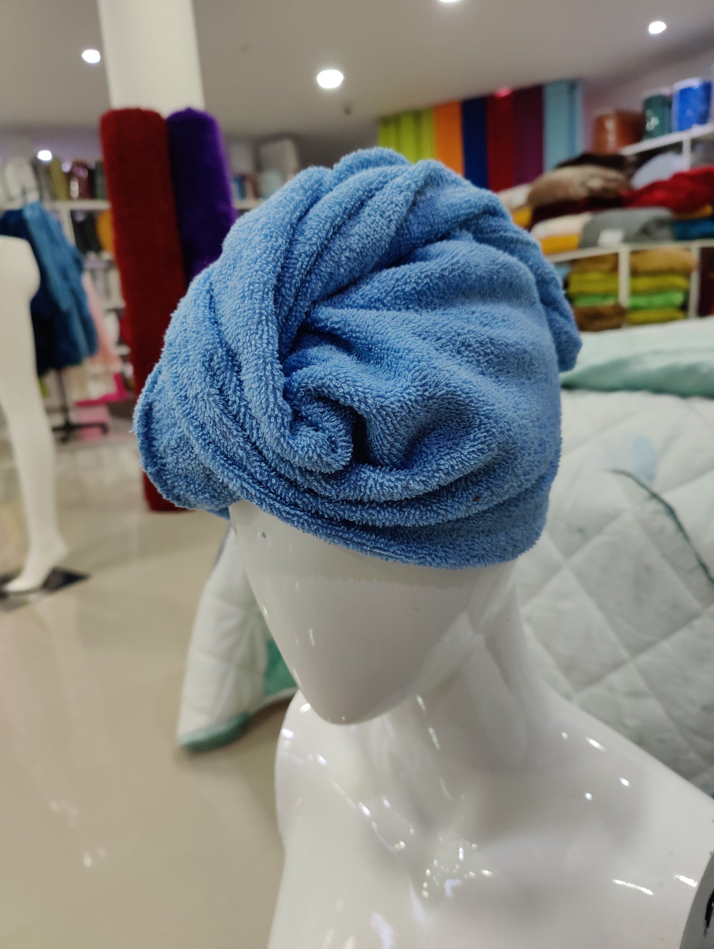 Turbante Azul 100%Algodão