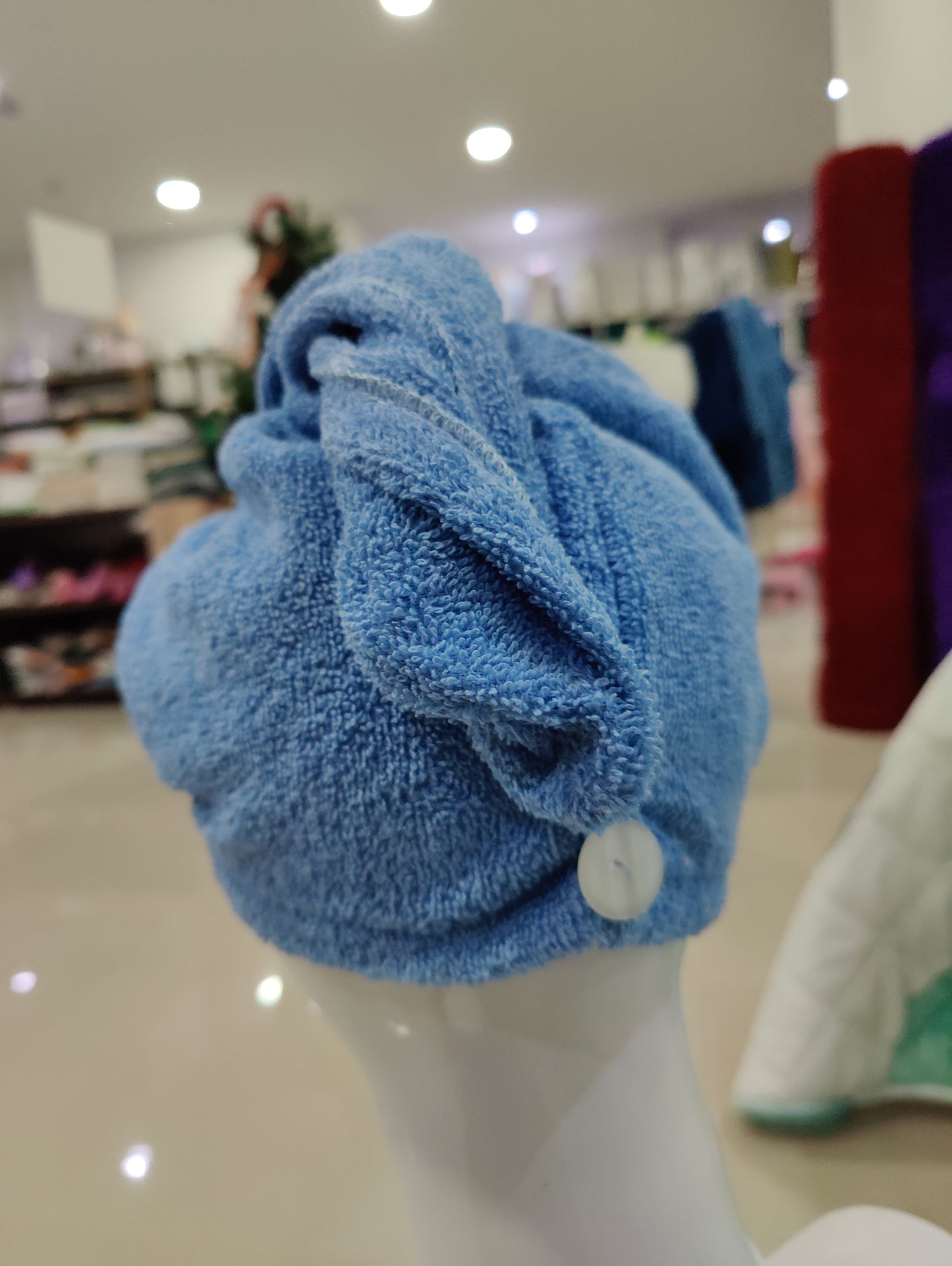 Turbante Azul 100%Algodão