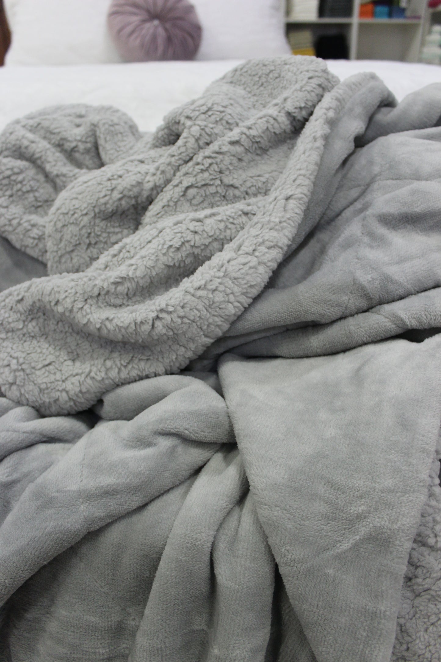 Manta Super Soft Cinza