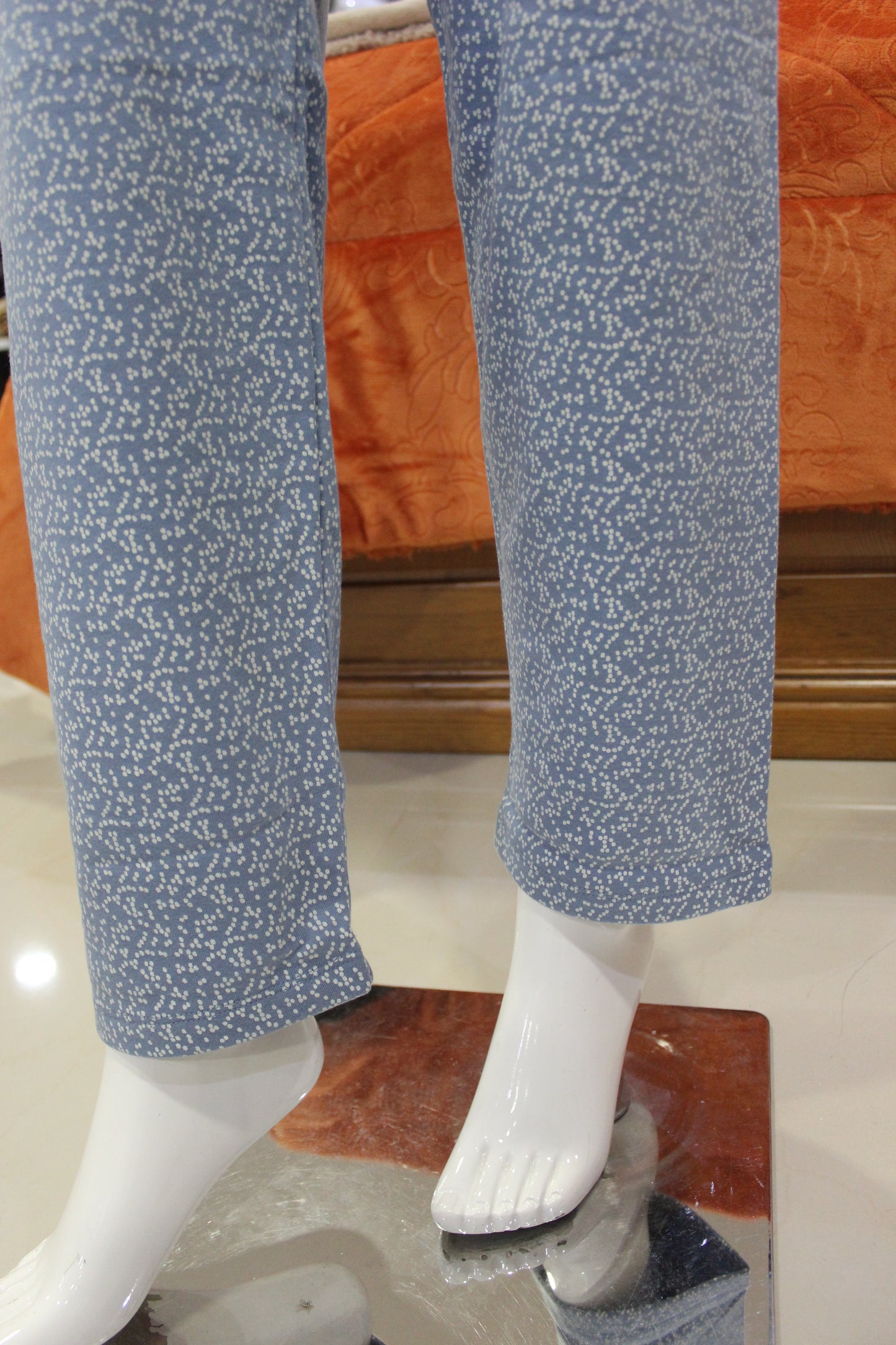 Pijama Senhora Cardado Azul