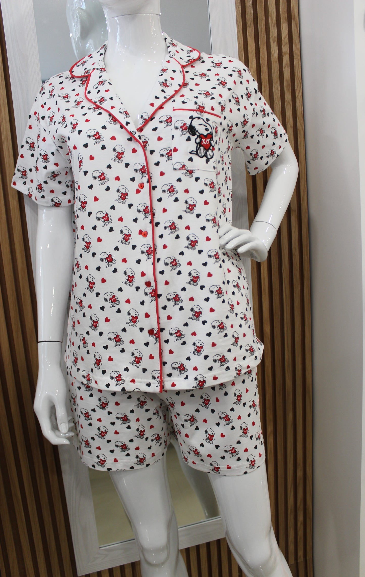 Pijama Senhora 100%Algodão Snoopy
