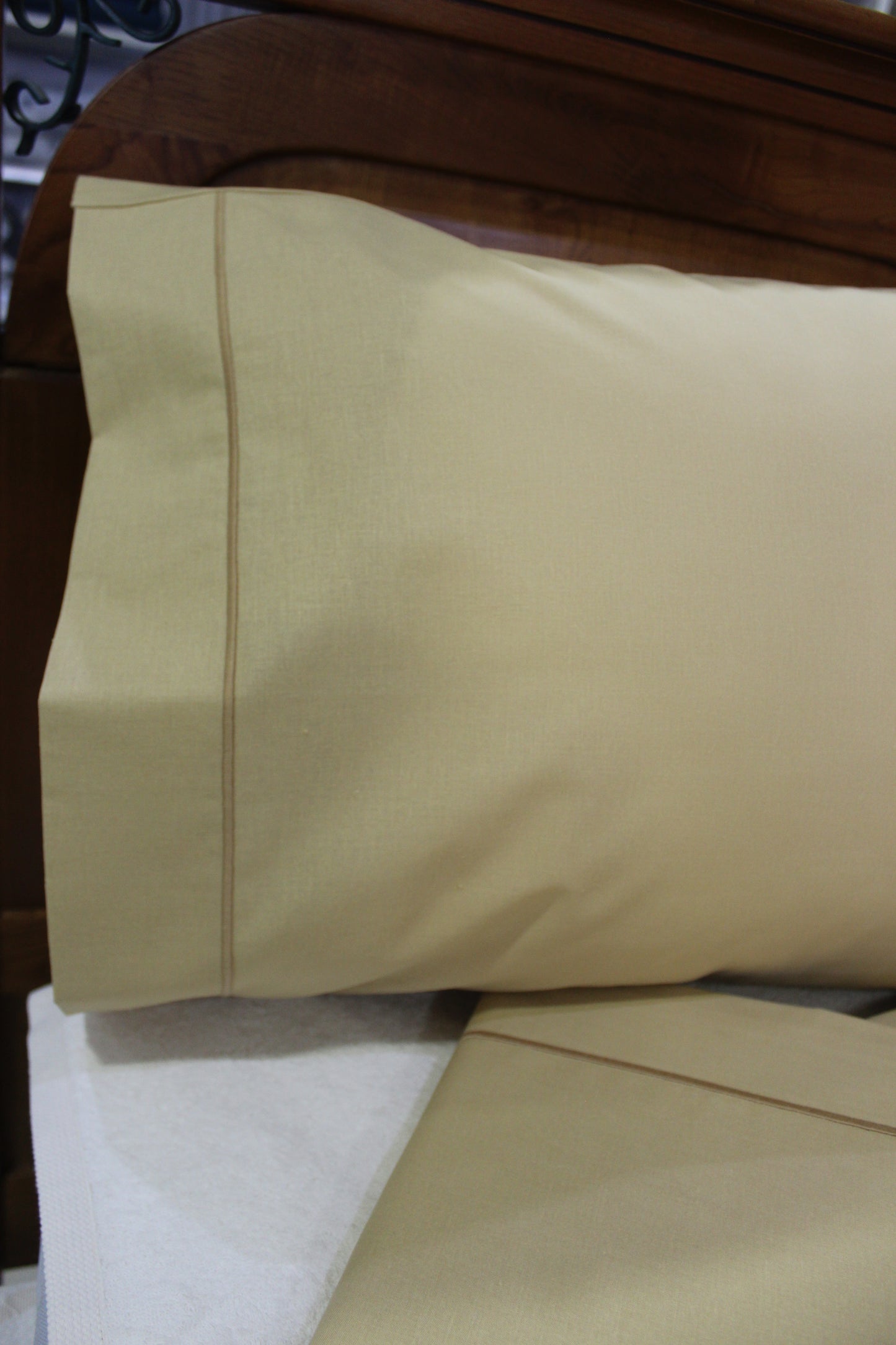 Jogo Cama Super King 200x200 100%Algodão Amarelo
