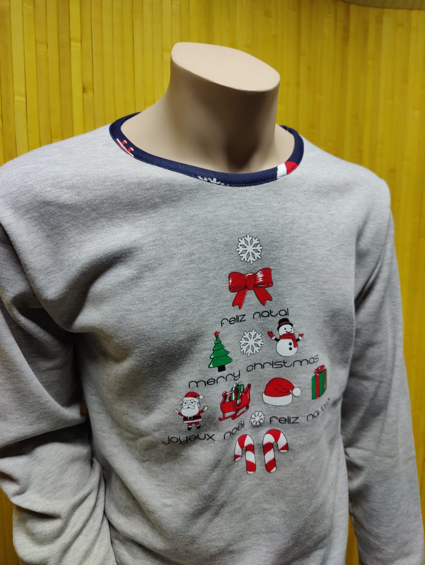 Pijama Homem Natal Padrão 2
