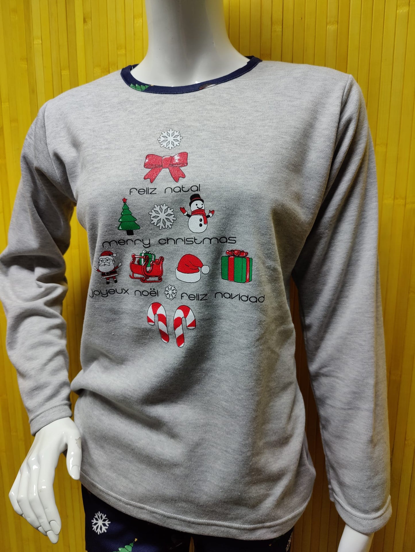 Pijama Senhora Natal Padrão 2