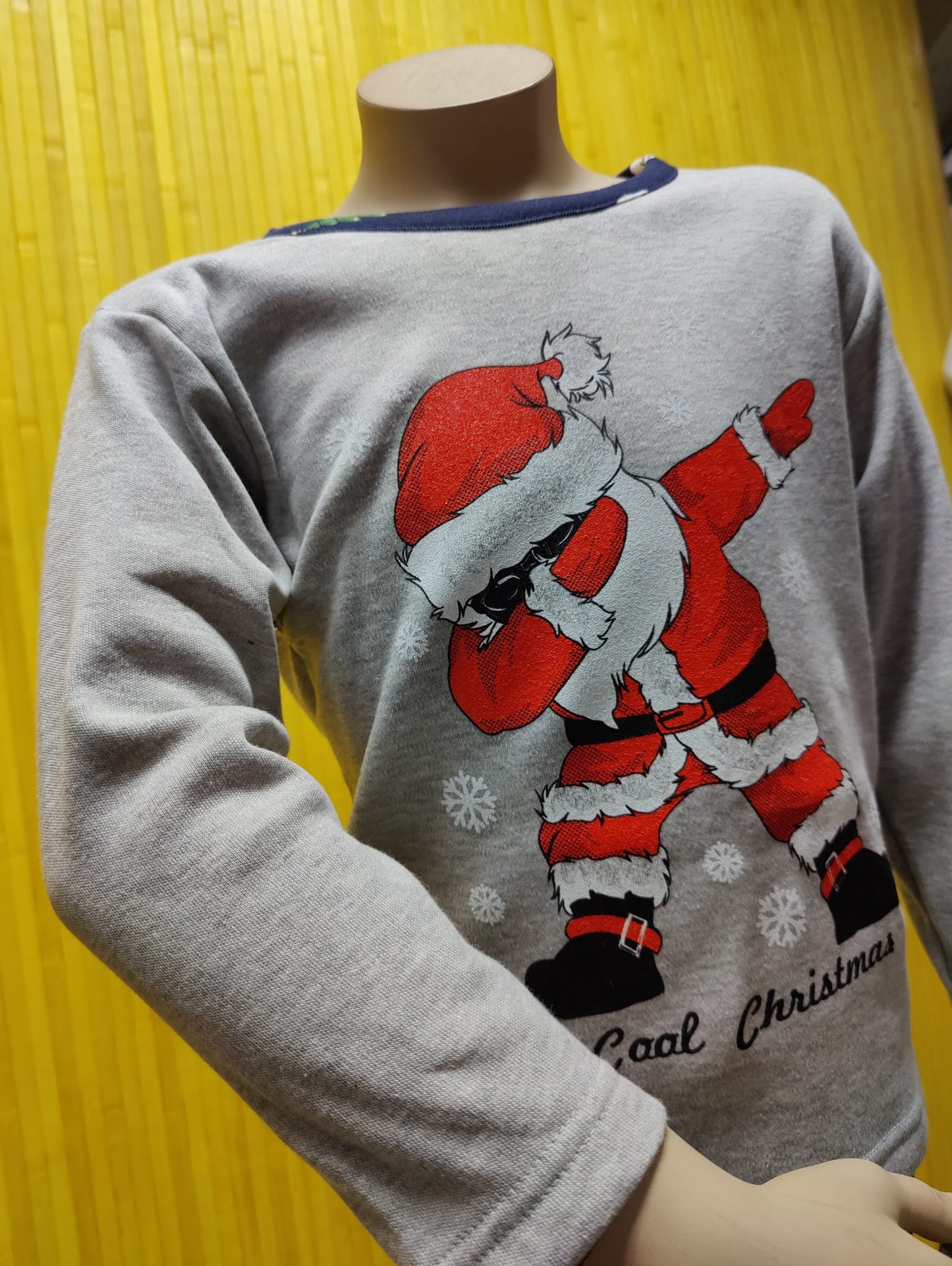 Pijama Criança (2-4-6-8) Natal Padrão 1