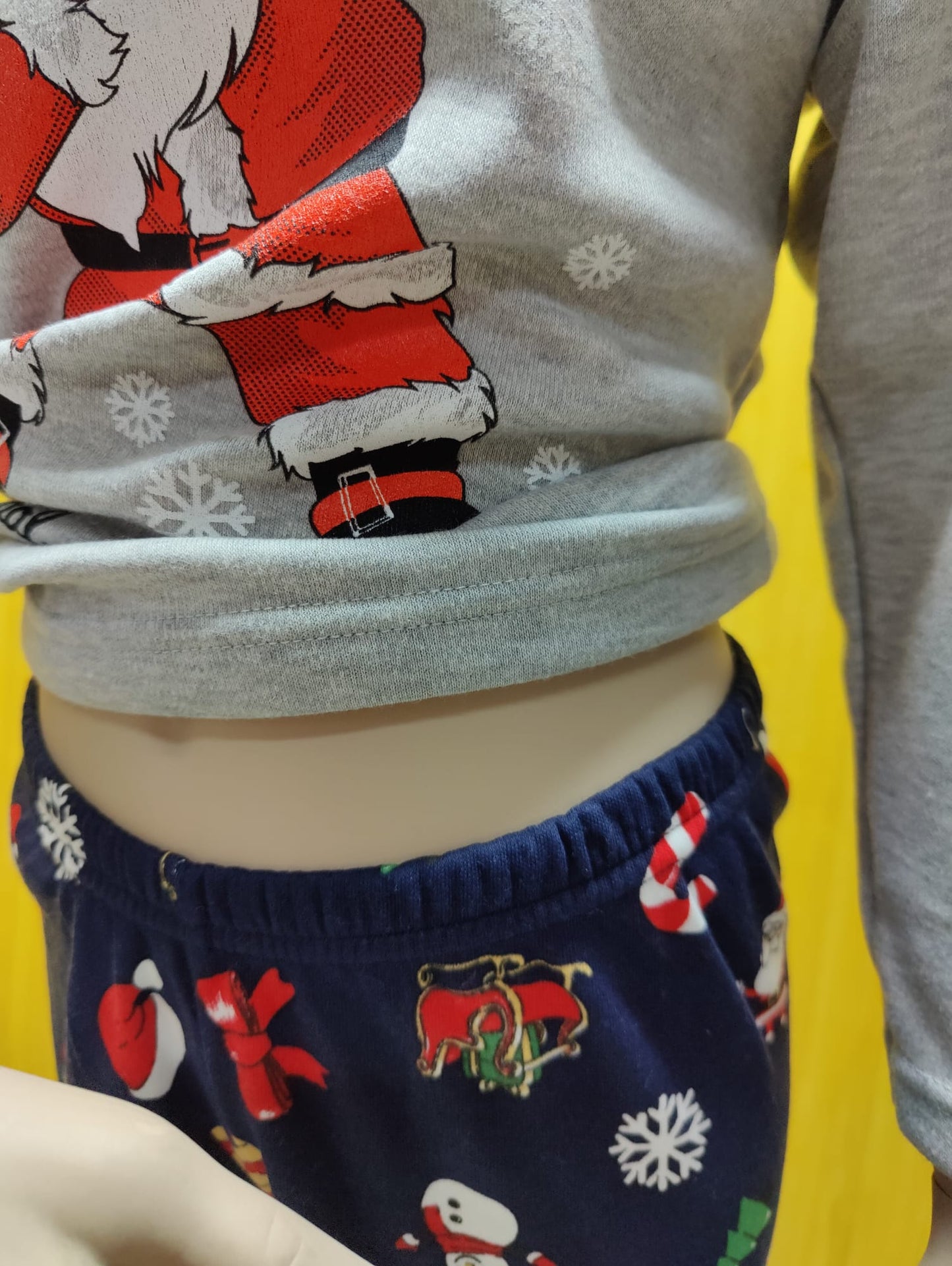 Pijama Criança (2-4-6-8) Natal Padrão 1