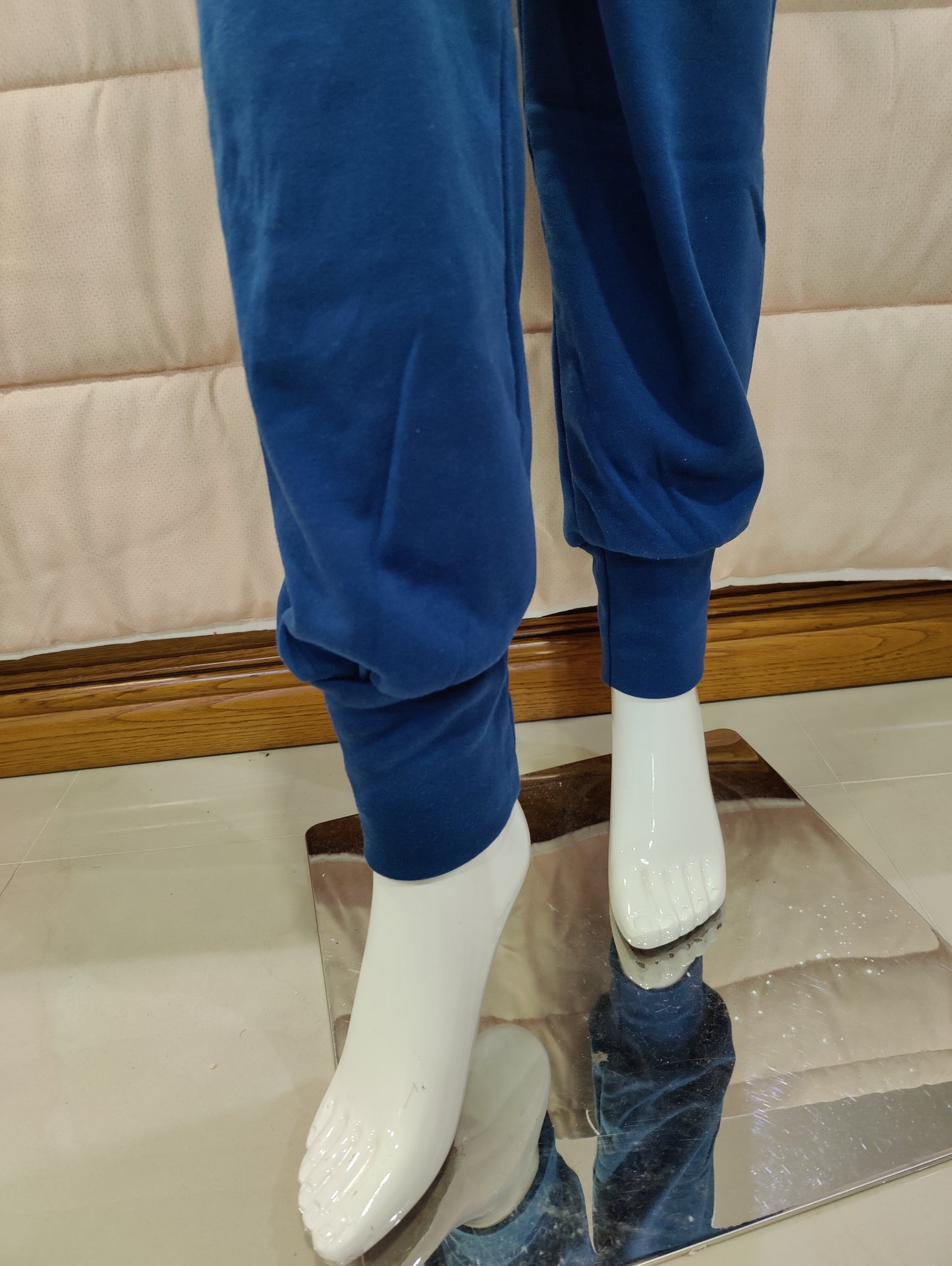 Pijama Senhora Teddy Cardado Azul