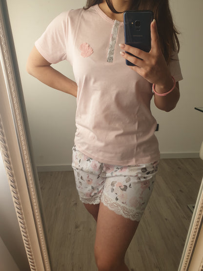 Pijama Calção 100%Algodão