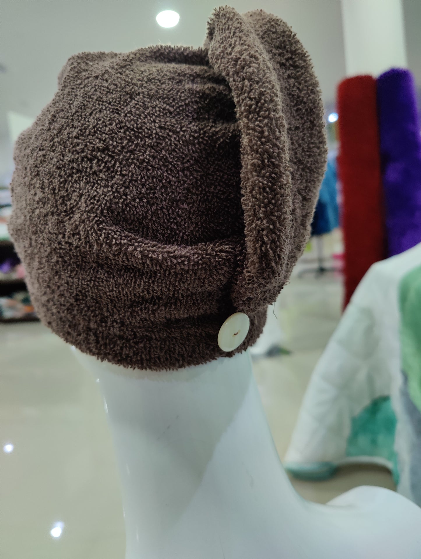 Turbante Castanho 100%Algodão