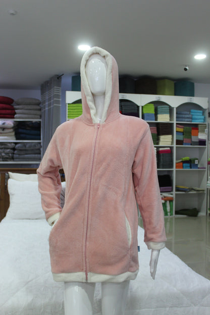 Casaco c/fecho Rosa