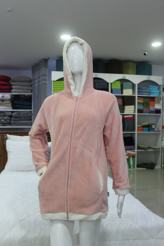 Casaco c/fecho Rosa