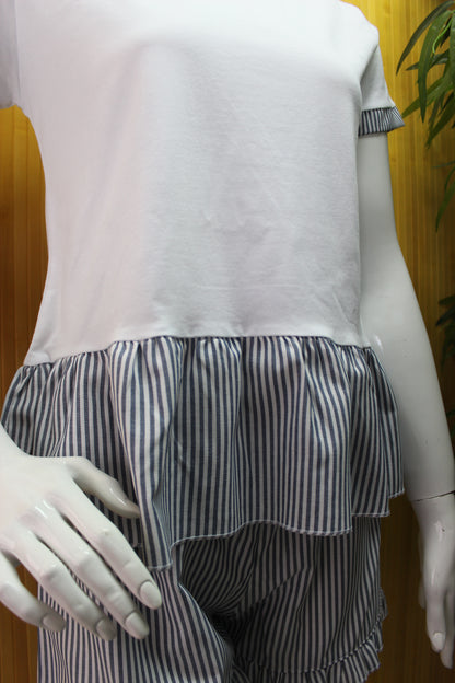 Pijama Senhora Calção 100%Algodão