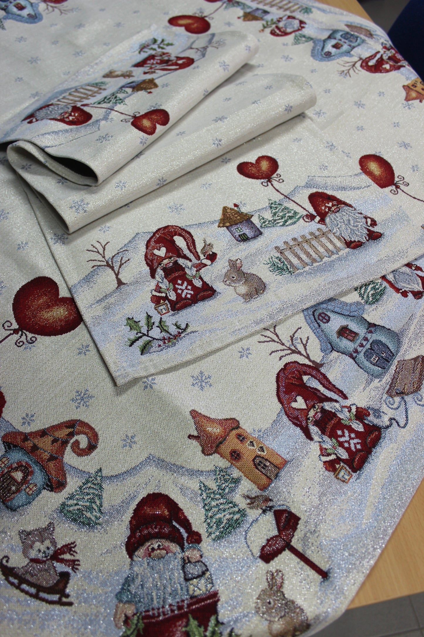 Conjunto Toalha + Corredor de Mesa