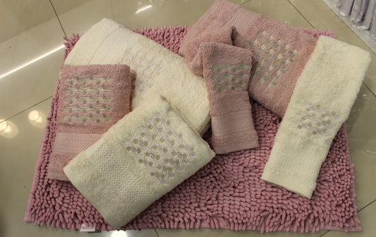 Jogo de Banho 6 peças + Tapete