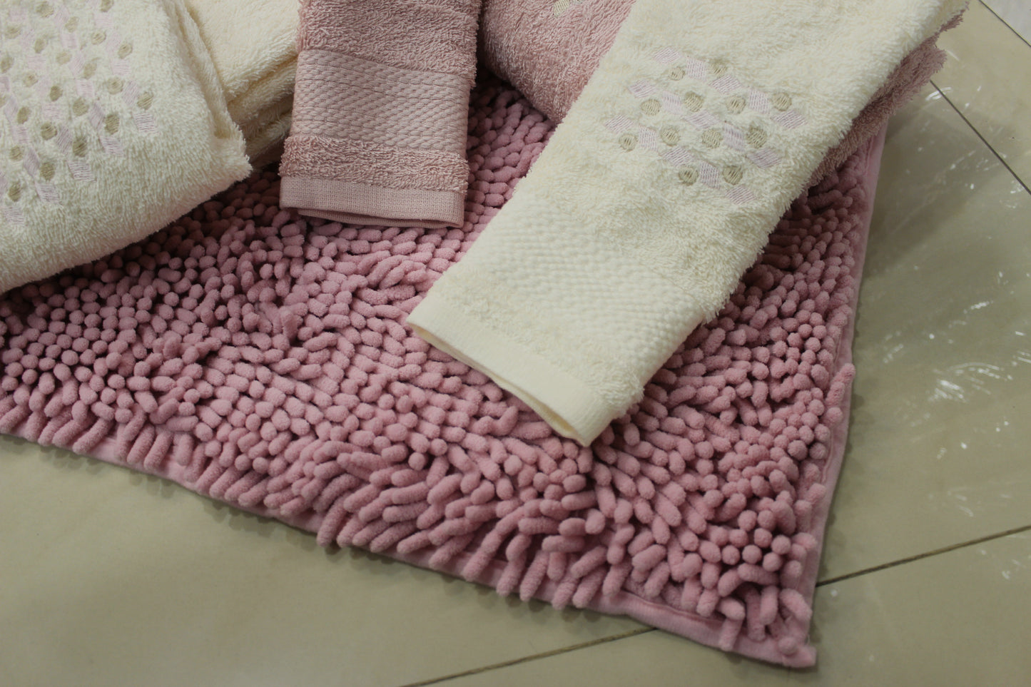 Jogo de Banho 6 peças + Tapete