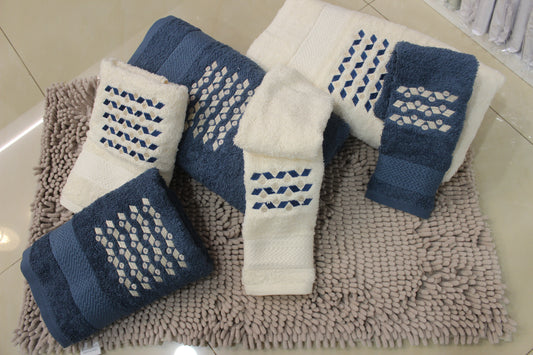 Jogo de Banho 6 Peças + Tapete