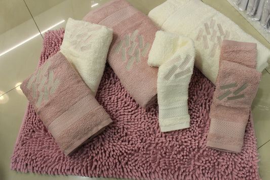 Jogo de Banho 6 Peças + Tapete