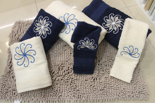 Jogo de Banho 6 Peças + Tapete