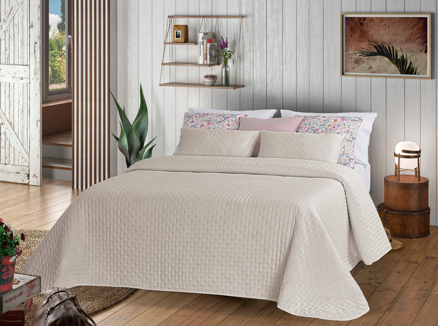 Colcha Casal cor Linho