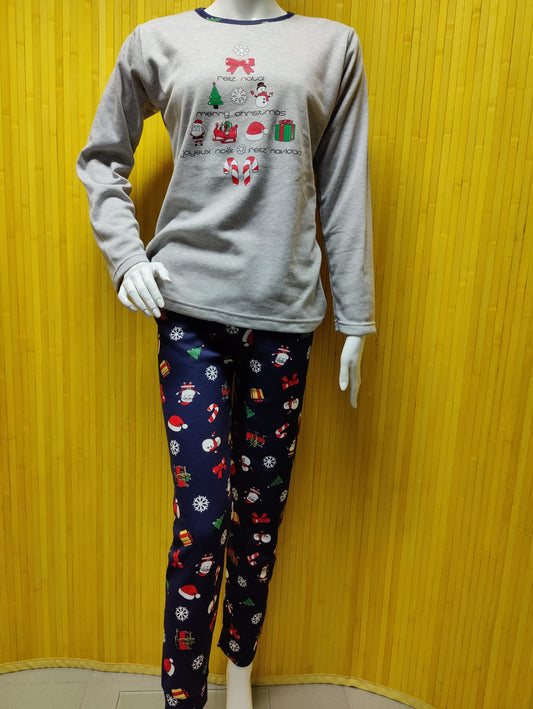 Pijama Senhora Natal Padrão 2