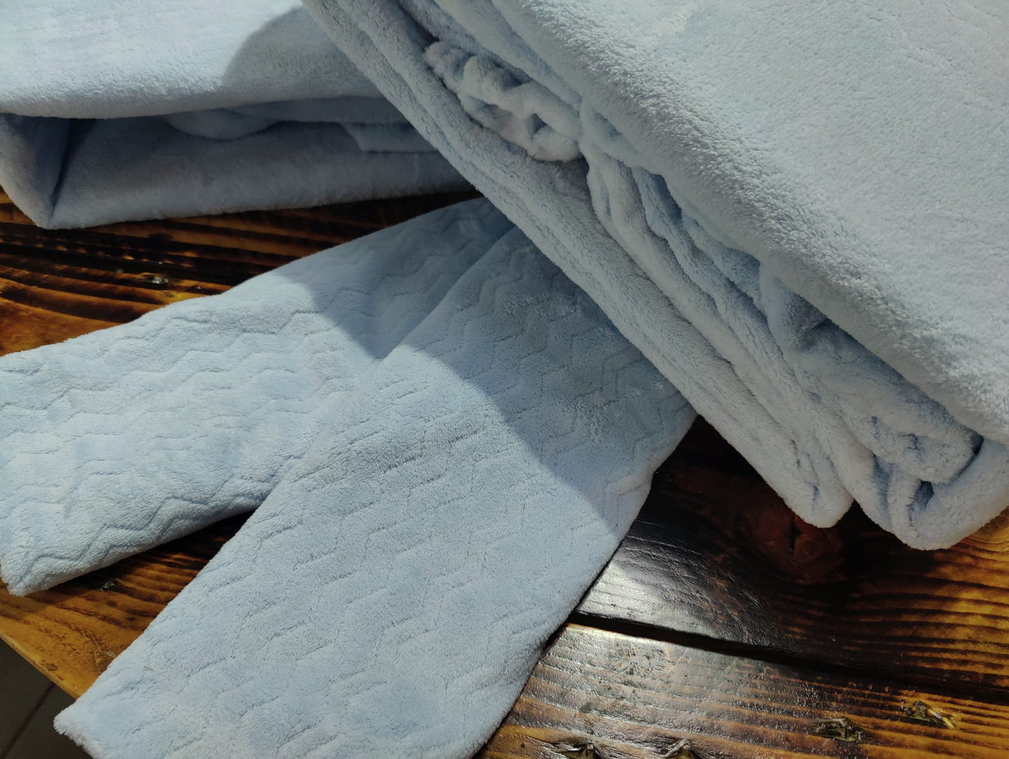 Jogo Cama Coralina Liso Soft Azul