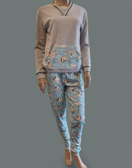 Pijama Senhora Cardado