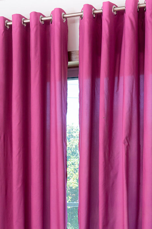 Par Cortinas Opacas Beringela