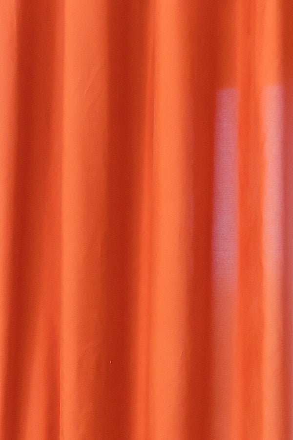 Par Cortinas Opacas Laranja