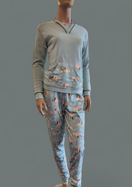 Pijama Senhora Cardado